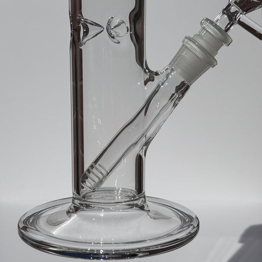 15” Straight Tube Bong w/Disc Base