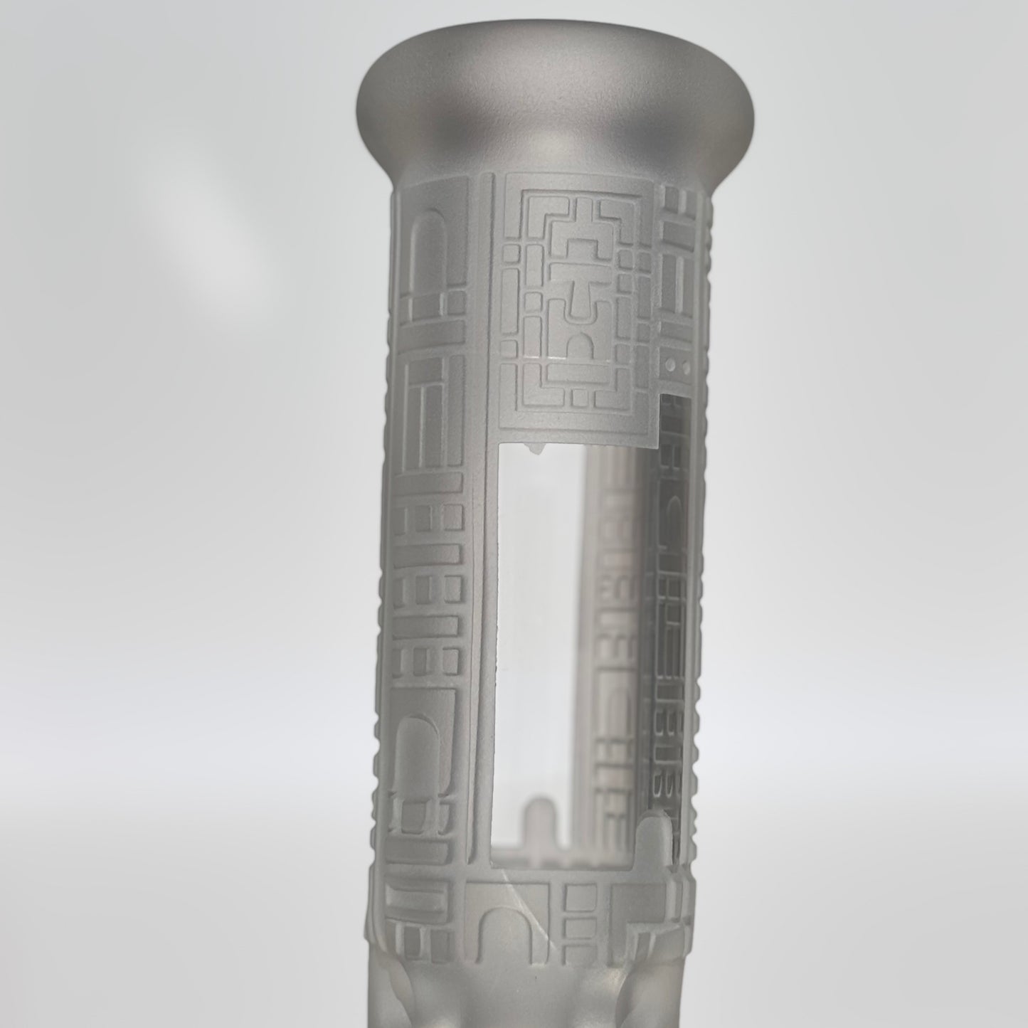 Doodle SandBlasted Beaker Bong