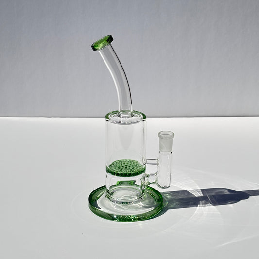Single Honeycomb Percolator Bong/Rig w/Disc Base