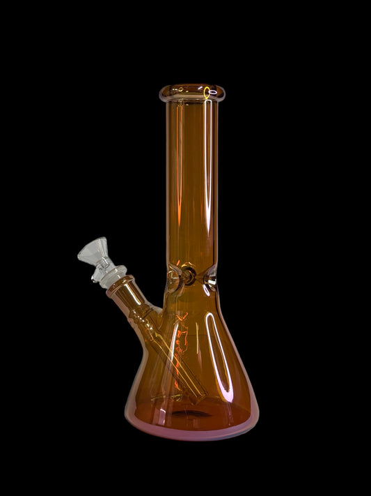 10” Amber Beaker Bong