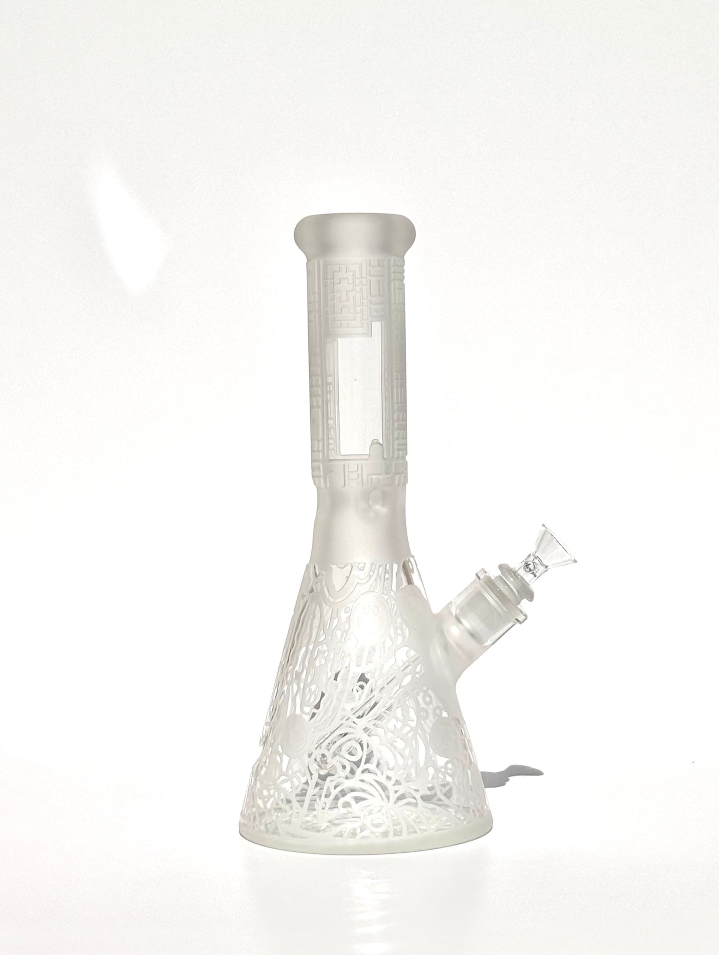 Doodle SandBlasted Beaker Bong