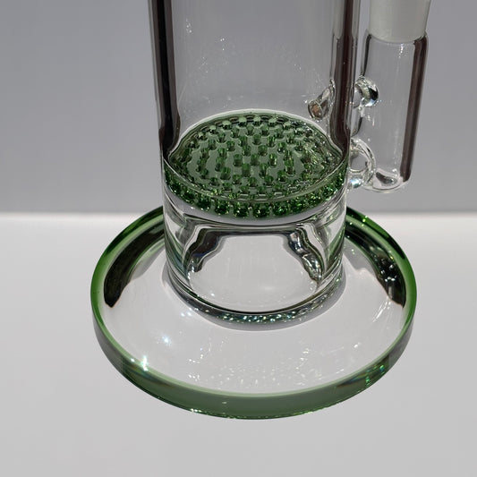 Single Honeycomb Percolator Bong/Rig w/Disc Base