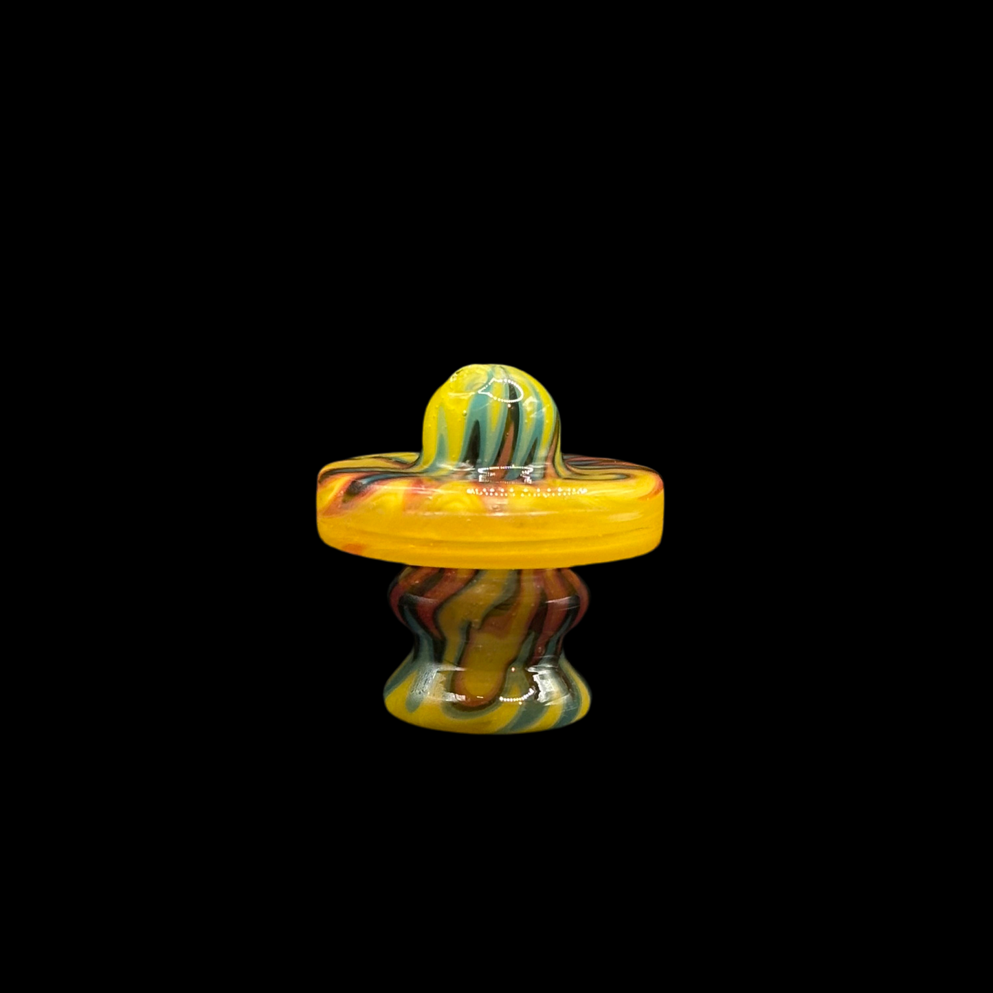 Wig Wag Carb Cap American Glass Rod