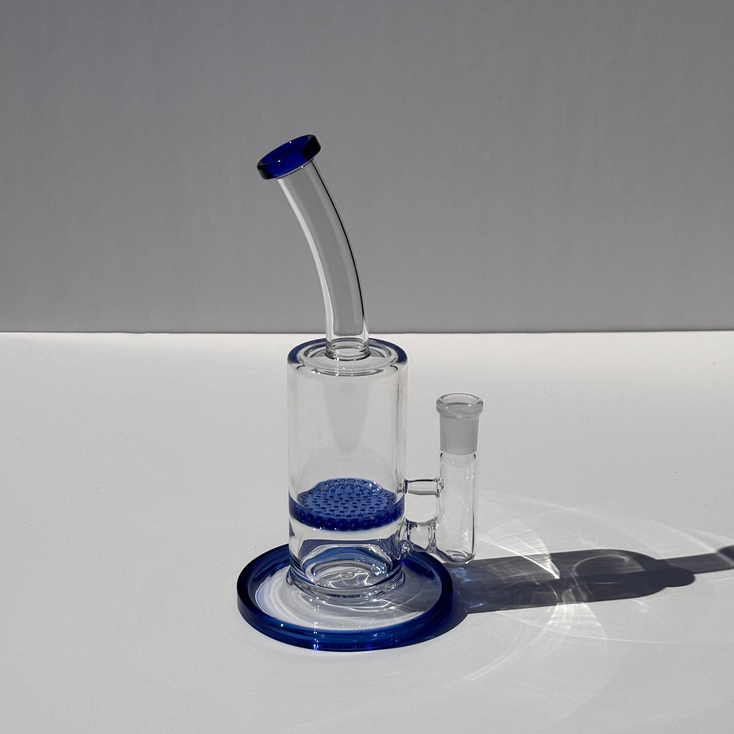 Single Honeycomb Percolator Bong/Rig w/Disc Base