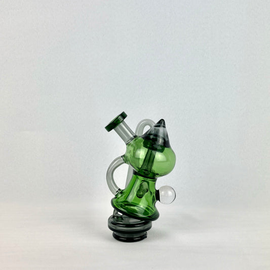 Peak & Peak Pro Glass Recycler Attachment W/Galaxy Marble