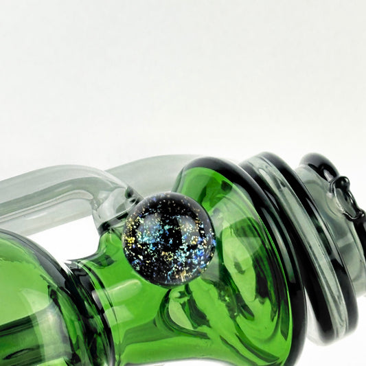 Peak & Peak Pro Glass Recycler Attachment W/Galaxy Marble
