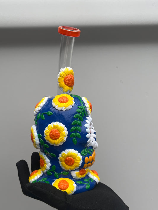 Candy Skull 3D HandPainted Dab Rig