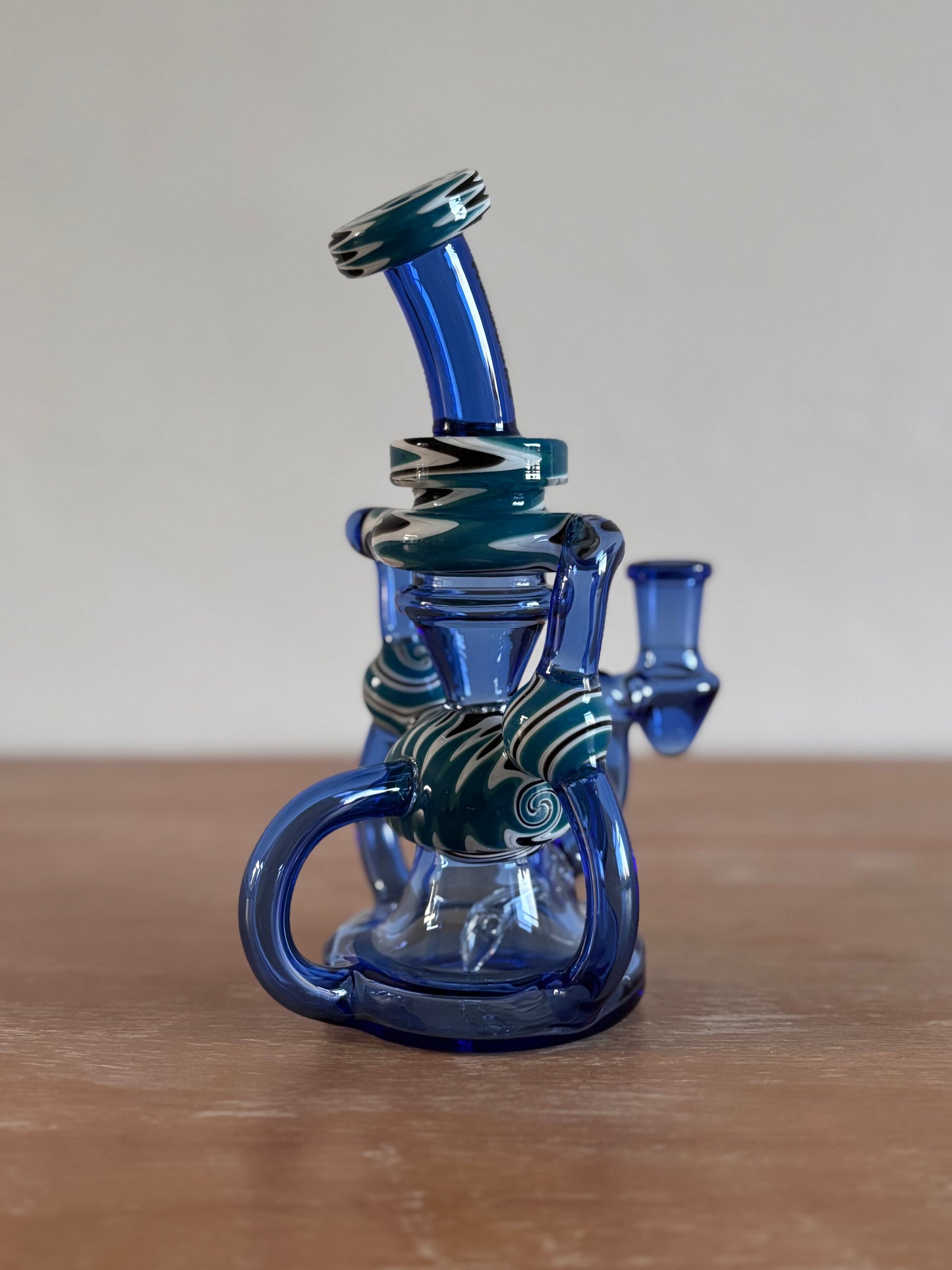 Phoenix Star Blue American Rod Recycler w/Black & White Swirl