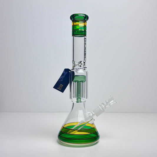 12” PhoenixStar 8 Arm Percolator Beaker Bong