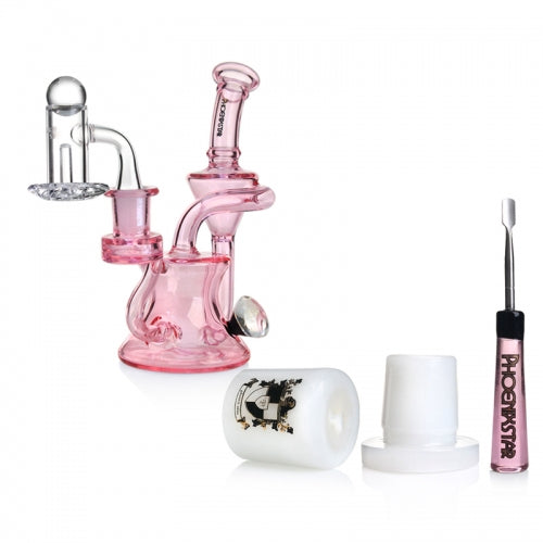 Phoenix Star Dab Rig Full Set including Box Dab Tool And XL Glass Stash Pot