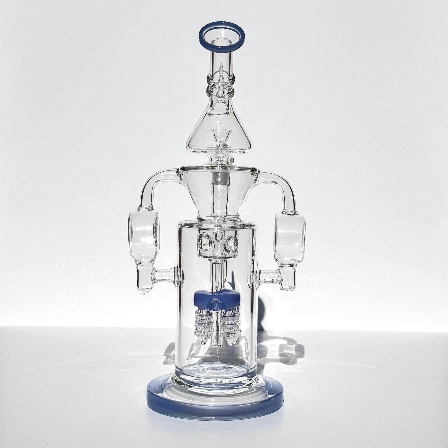 Infinity Recycler w/4 Screw Percolators 13” Tall Dab Rig / Bong