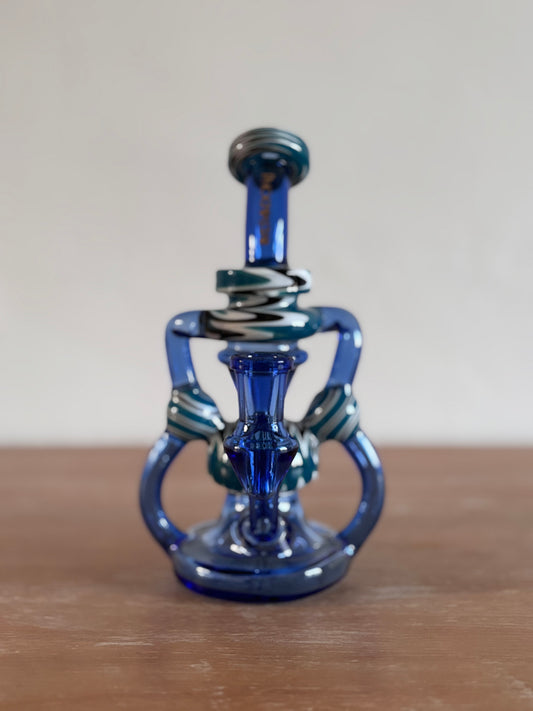Phoenix Star Blue American Rod Recycler w/Black & White Swirl
