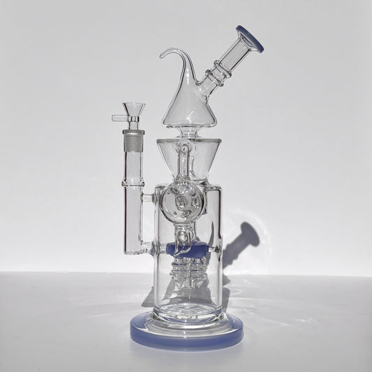 Infinity Recycler w/4 Screw Percolators 13” Tall Dab Rig / Bong