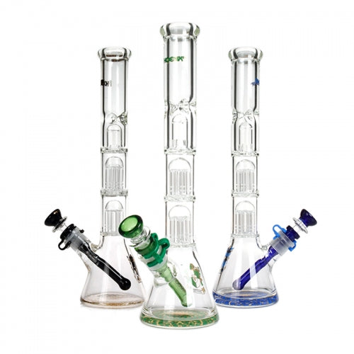 PhoenixStar Percolator Bong Double 8 Tree Arms Perc 13 Inches