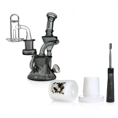 Phoenix Star Dab Rig Full Set including Box Dab Tool And XL Glass Stash Pot