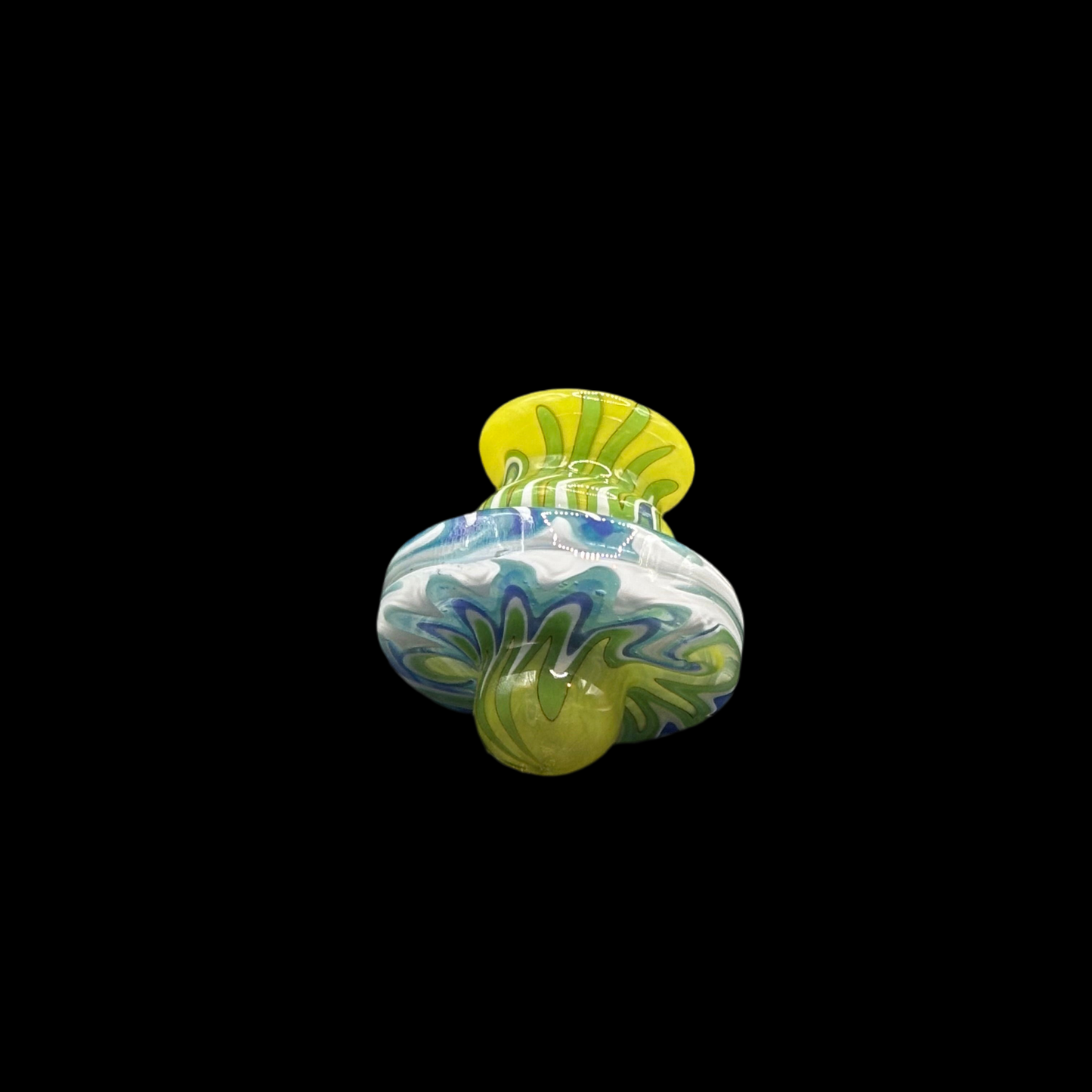 Wig Wag Carb Cap American Glass Rod
