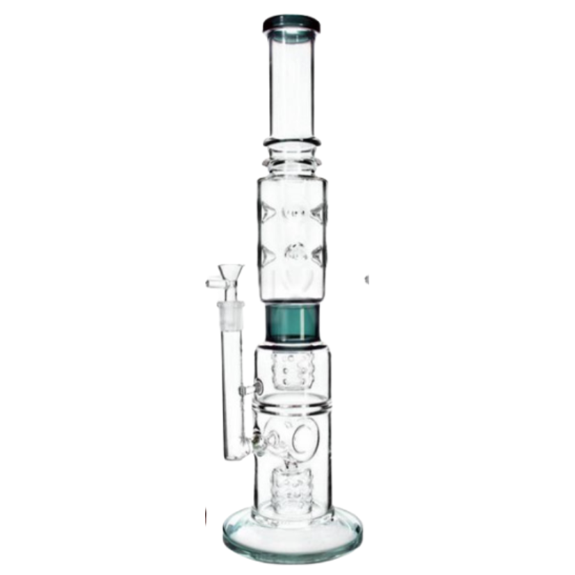 17” Triple Percolator Wide Disc Base & Double Ice Catcher