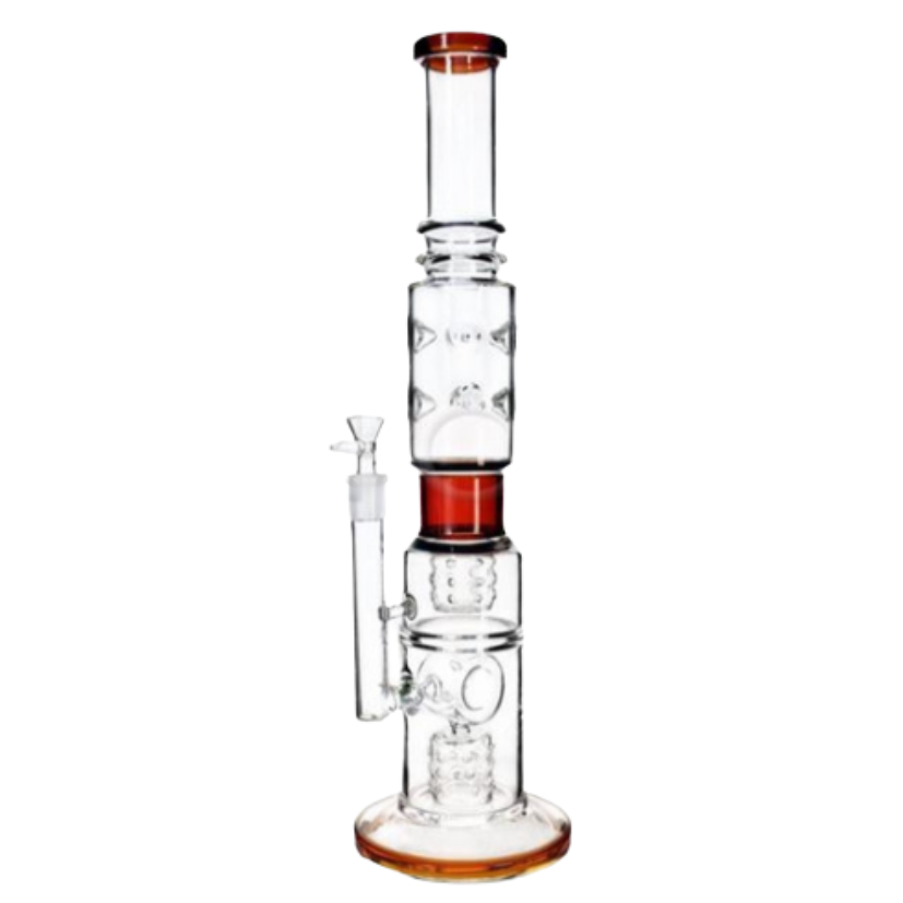 17” Triple Percolator Wide Disc Base & Double Ice Catcher