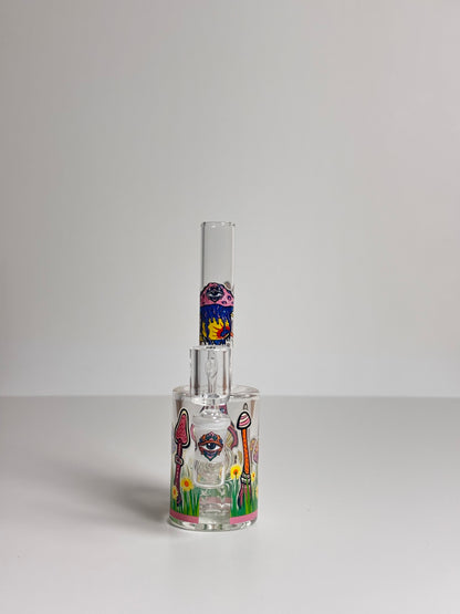 The GlowShroom Small Travel Bong