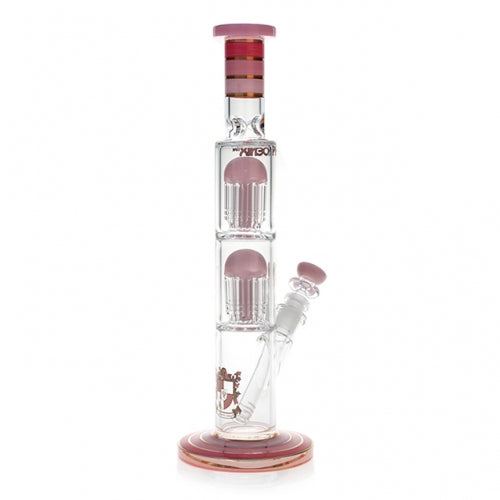 PhoenixStar Double 8 Arm Percolator Tube W/Thick Disc Base