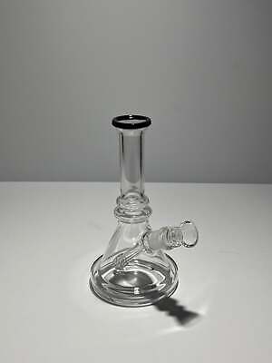 Clear Triangle Coloured Beaker Bong