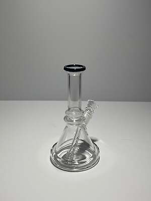 Clear Triangle Coloured Beaker Bong