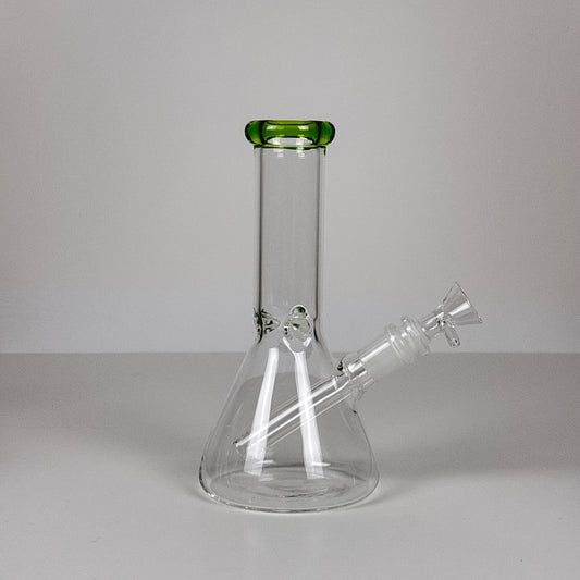 8” Colour-Trim Beaker Bong