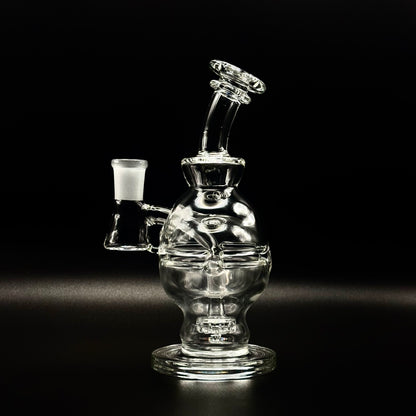 Hollow Globe Percolated Recycler Dab Rig