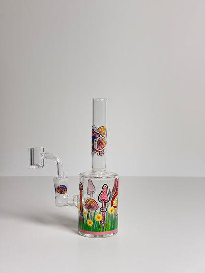 The GlowShroom Small Travel Bong