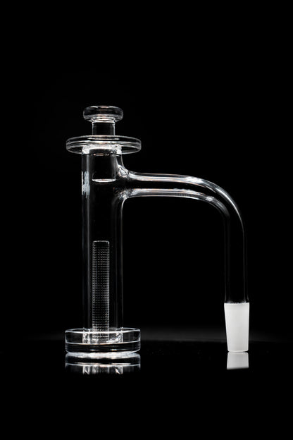 10mm Terp Slurper Tower By Is It Fire Or Not Engraved Pillar with Top Hat Cap