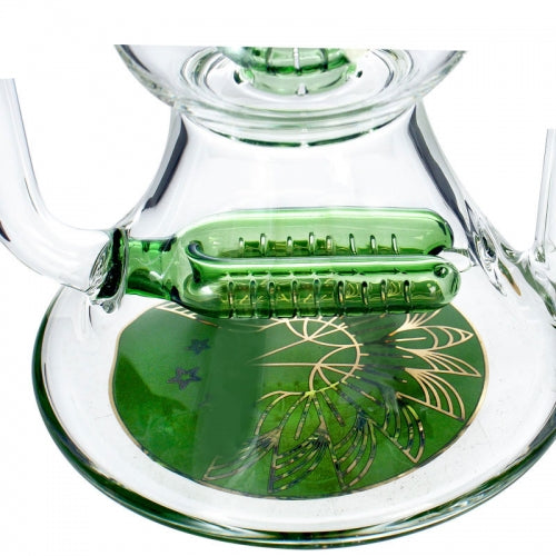 PhoenixStar Customisable 12.5” Double Inline and Spiked Showerhead Percolator Bong