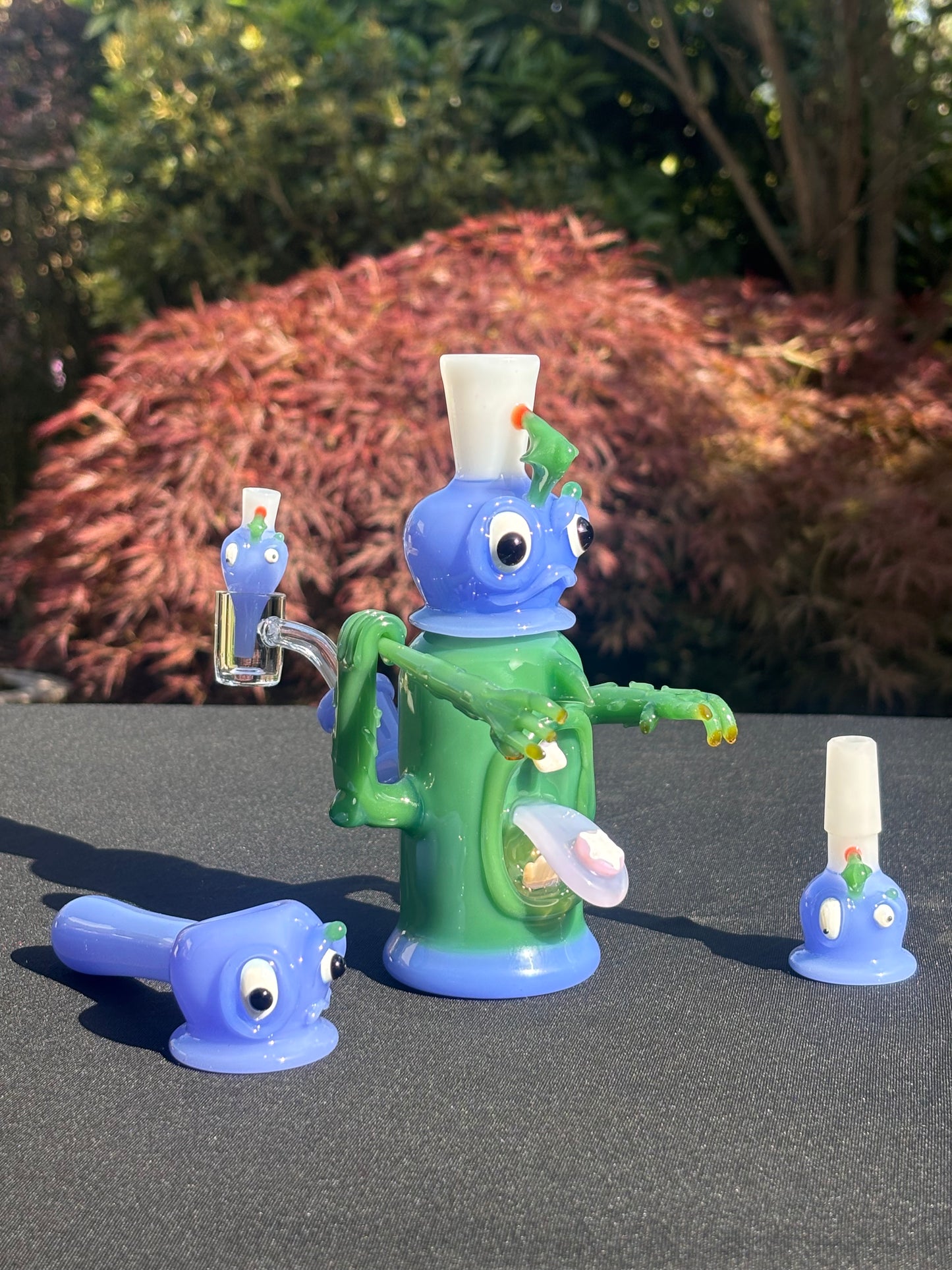Tongue Tripper Spray Can Dab Rig and Pipe Set