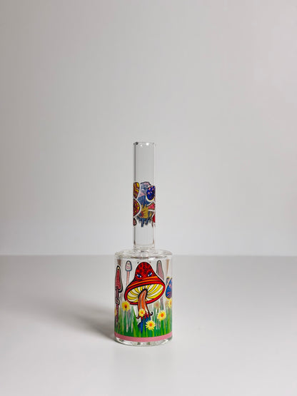 The GlowShroom Small Travel Bong