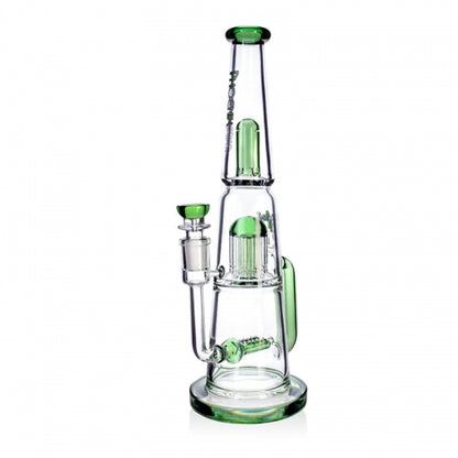 14” Phoenix Star Twin Diffuser Recycler Bong with Shower Head Percolator