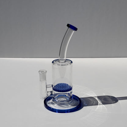Single Honeycomb Percolator Bong/Rig w/Disc Base