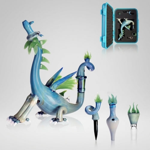 Dragon Dab rig and Bong Set with Shockproof Case