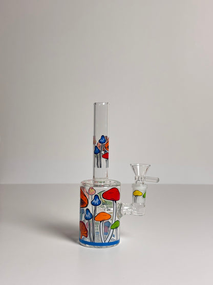 The GlowShroom Small Travel Bong