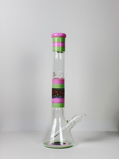 American Colour Rod Chromatic Coloum Beaker Bong