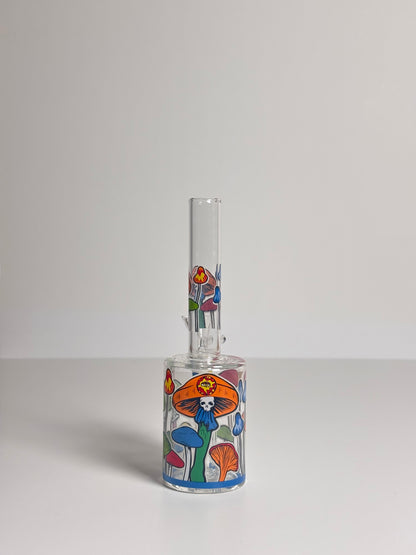 The GlowShroom Small Travel Bong