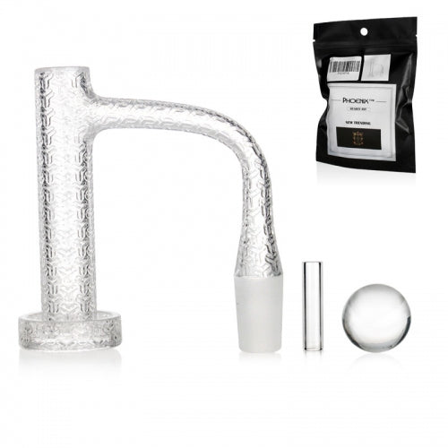 Engraved Phoenix Star Terp Slurper Tower Set w/Hollow Pillar