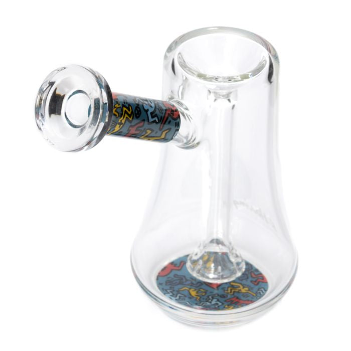 Bubbler by Keith Haring (Blue Glass)