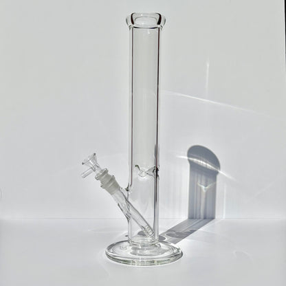 15” Straight Tube Bong w/Disc Base