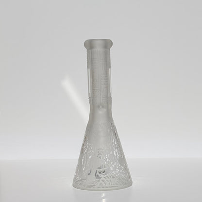 Doodle SandBlasted Beaker Bong