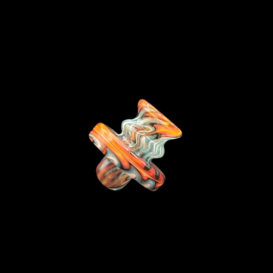 Wig Wag Carb Cap American Glass Rod