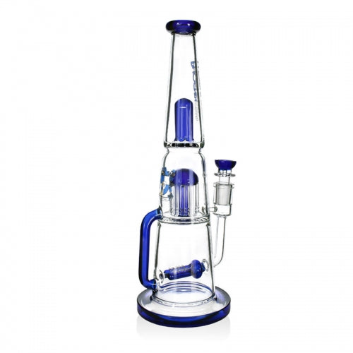 14” Phoenix Star Twin Diffuser Recycler Bong with Shower Head Percolator