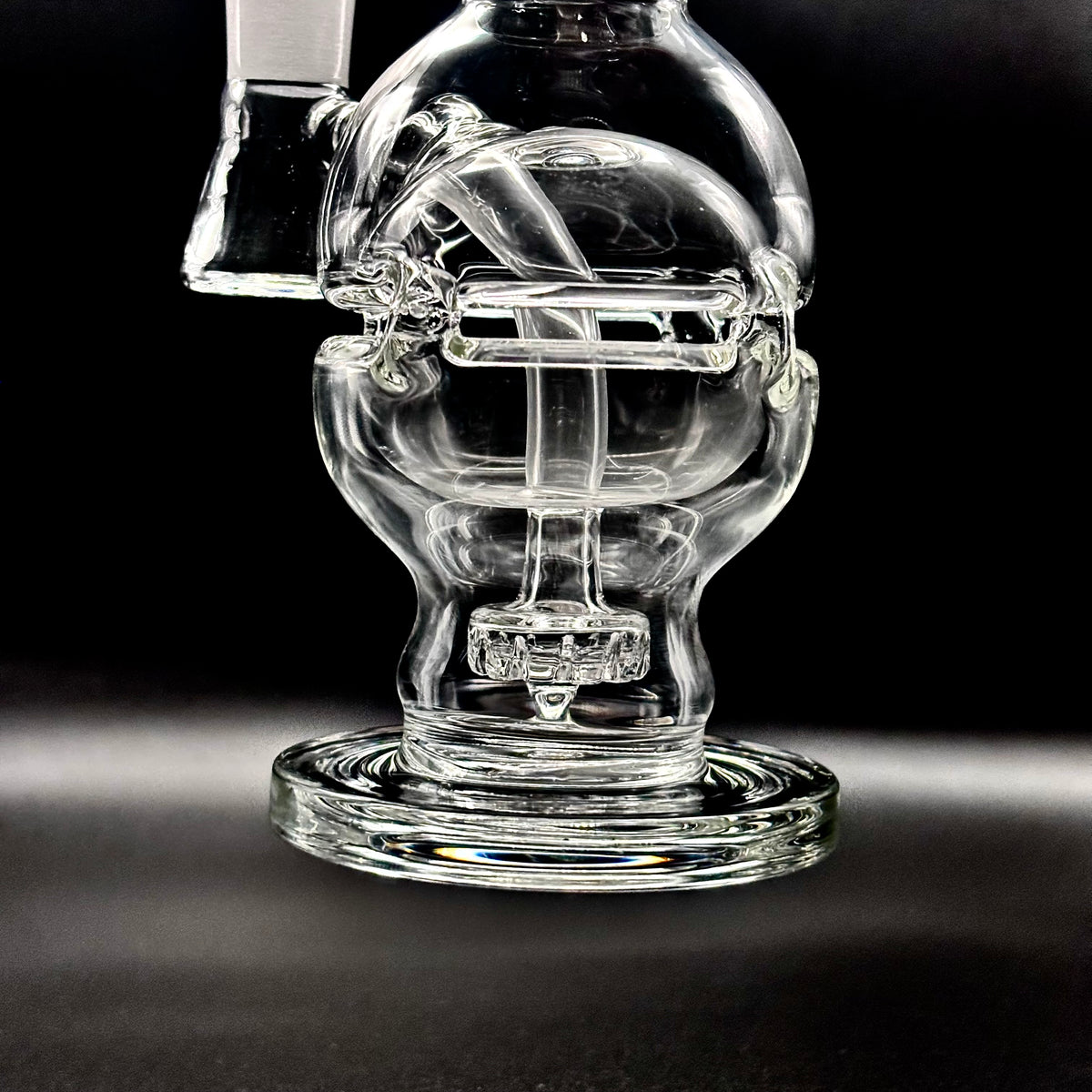 Hollow Globe Percolated Recycler Dab Rig