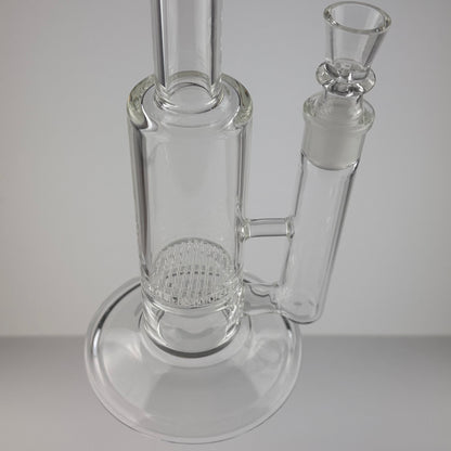 Single Honeycomb Percolator Tube w/Curved Neck, w/ Disc Base