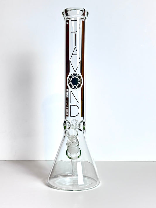 16” Diamond Glass Beaker Bong