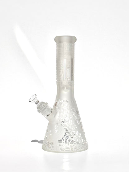 Doodle SandBlasted Beaker Bong