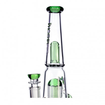 14” Phoenix Star Twin Diffuser Recycler Bong with Shower Head Percolator
